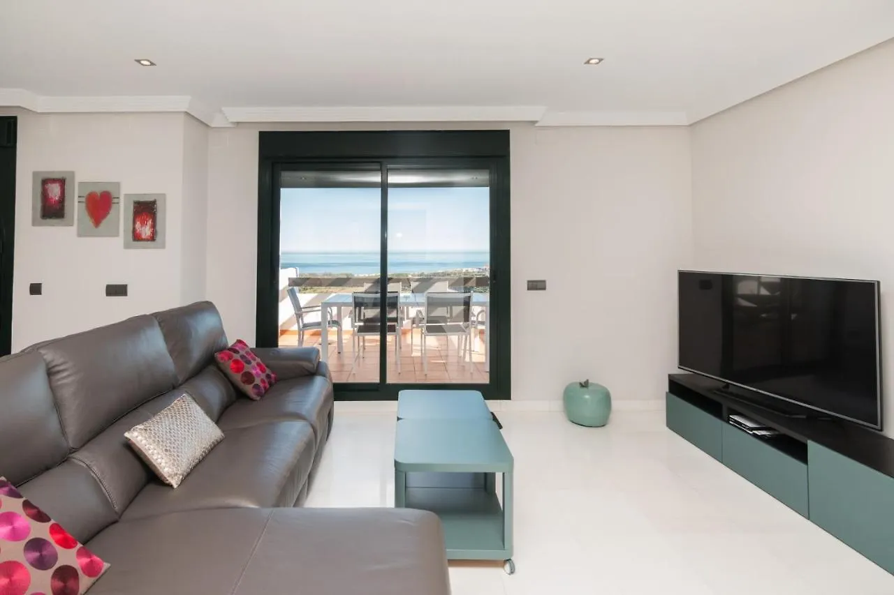 2186-Luxury Sea View Penthouse In Casares Costa Apartment