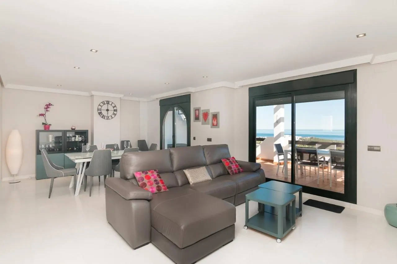 2186-Luxury Sea View Penthouse In Casares Costa 아파트
